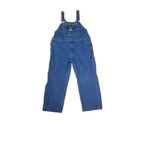 Vintage Liberty Denim Overalls With Adjustable Straps & Pocket Details